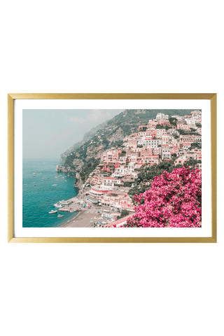 Italy Print - Positano Art Print - Amalfi Coast #1