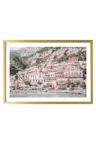 Italy Print - Positano Art Print - Boat Ride