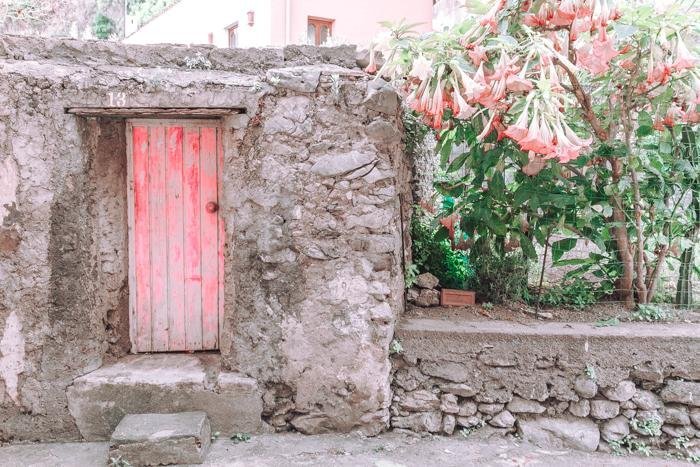 Italy Print - Positano Art Print - Pink Door