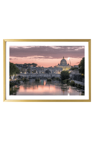 Italy Print - Rome Art Print - View of Vatican City
