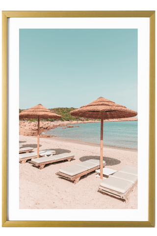 Italy Print - Sardinia Art Print - Modern Beach