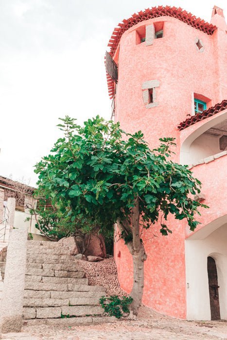 Italy Print - Sardinia Art Print - Porto Cervo Buildings #3