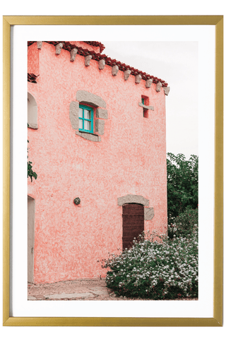 Italy Print - Sardinia Art Print - Porto Cervo Buildings #4