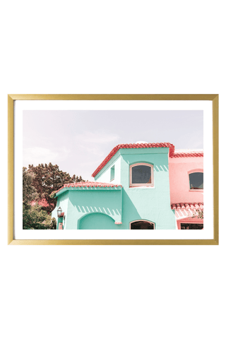 Italy Print - Sardinia Art Print - Porto Cervo Mint Building