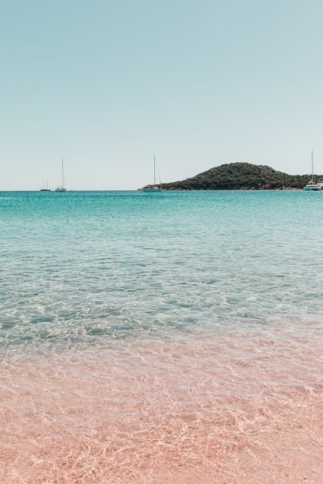 Italy Print - Sardinia Art Print - White Beach #2