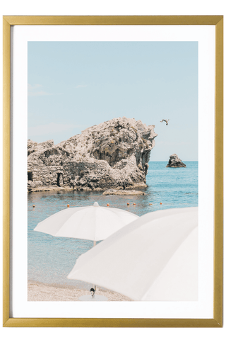 Italy Print - Sicily Art Print - Cliff Diver