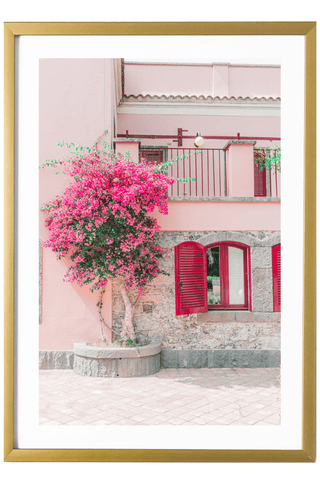Italy Print - Sicily Art Print - Pink Villa
