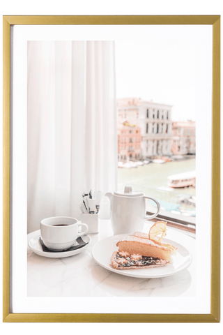 Italy Print - Venice Art Print - Breakfast with a View