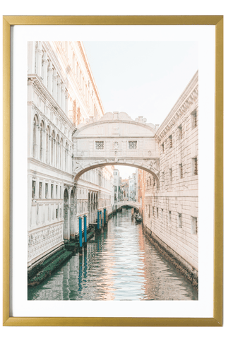 Italy Print - Venice Art Print - Bridge of Sighs