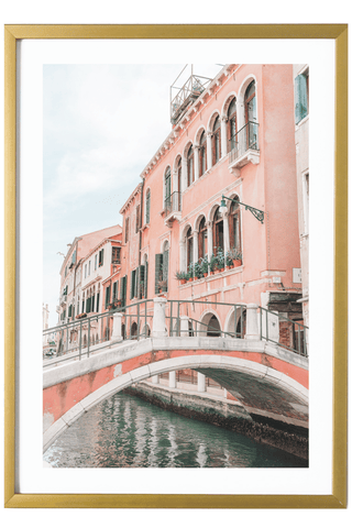 Italy Print - Venice Art Print - Canal Bridge #2