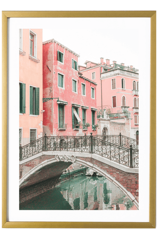 Italy Print - Venice Art Print - Canal Bridge #3