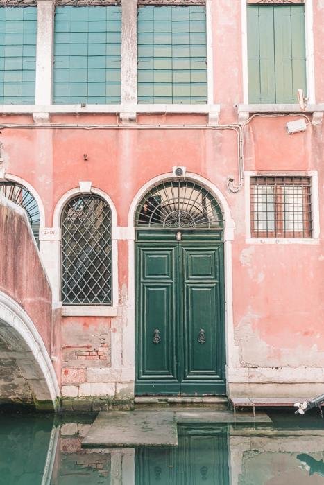 Italy Print - Venice Art Print - Canal Door #1