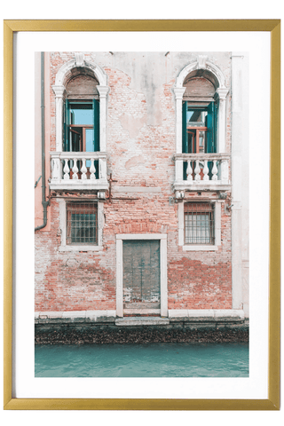 Italy Print - Venice Art Print - Canal Door #2