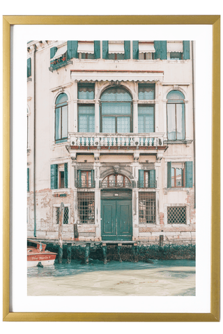 Italy Print - Venice Art Print - Canal Door #4