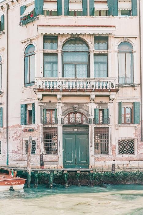 Italy Print - Venice Art Print - Canal Door #4