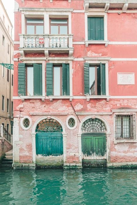 Italy Print - Venice Art Print - Canal Doors #1