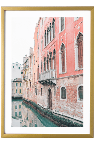 Italy Print - Venice Art Print - Canal View #1