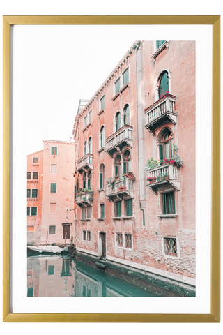 Italy Print - Venice Art Print - Canal View #2