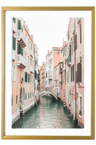 Italy Print - Venice Art Print - Canal View #3