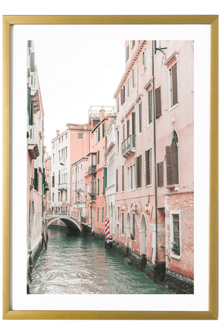 Italy Print - Venice Art Print - Canal View #4