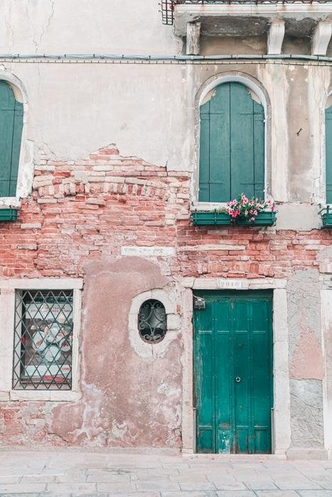 Italy Print - Venice Art Print - Green Door