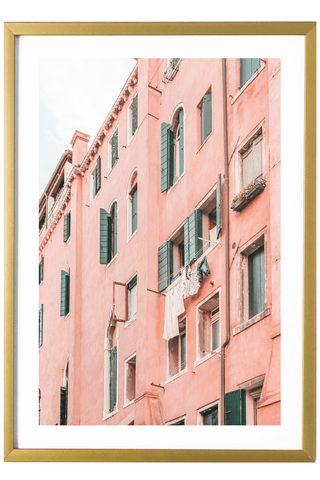Italy Print - Venice Art Print - Laundry