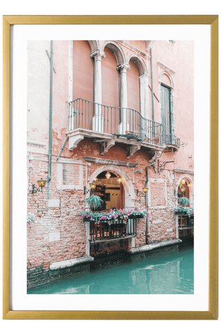 Italy Print - Venice Art Print - Ristorante with a View