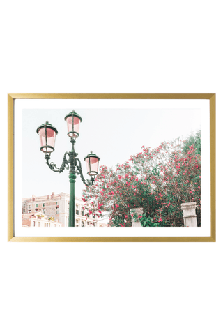 Italy Print - Venice Art Print - Street Lamp #1