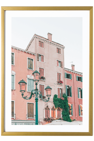 Italy Print - Venice Art Print - Street Lamp #2