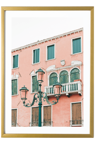 Italy Print - Venice Art Print - Street Lamp #3