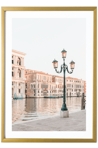 Italy Print - Venice Art Print - Street Lamp #4
