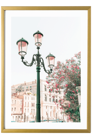 Italy Print - Venice Art Print - Street Lamp #5