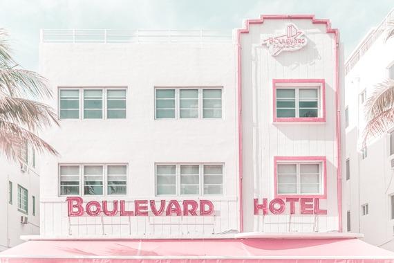 Miami Print - Miami Art Print - Boulevard Hotel