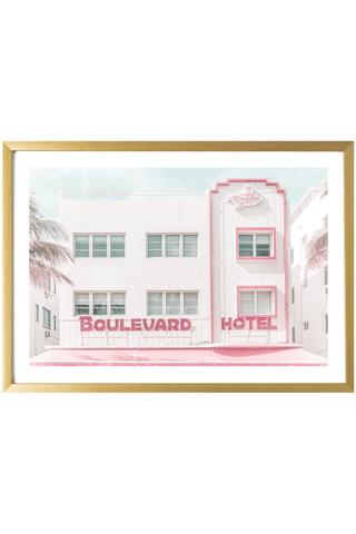 Miami Print - Miami Art Print - Boulevard Hotel