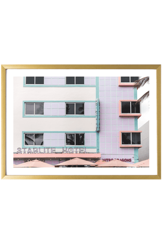 Miami Print - Miami Art Print - Starlite Hotel