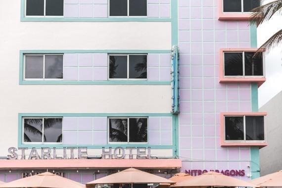 Miami Print - Miami Art Print - Starlite Hotel