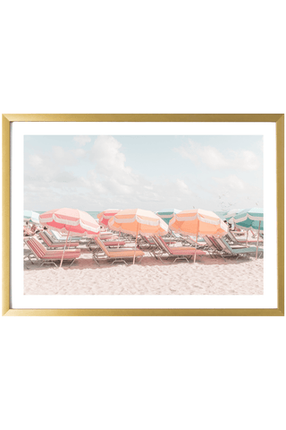 Miami Print - Miami Art Print - Umbrellas