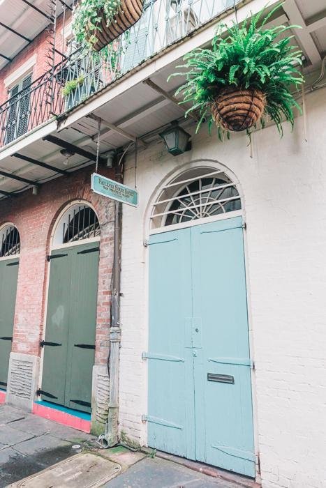New Orleans Print - New Orleans Art Print - Blue Door