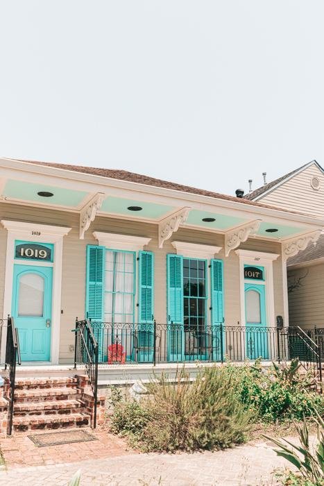 New Orleans Print - New Orleans Art Print - Blue House