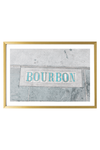 New Orleans Print - New Orleans Art Print - Bourbon St.