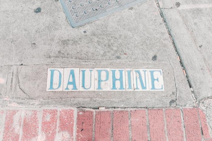 New Orleans Print - New Orleans Art Print - Dauphine St.