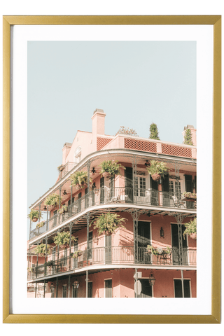 New Orleans Print - New Orleans Art Print - The French Quarter #3