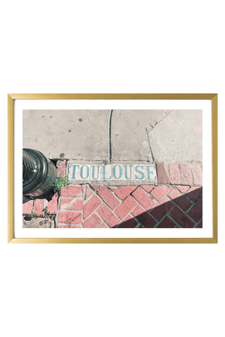 New Orleans Print - New Orleans Art Print - Toulouse St.