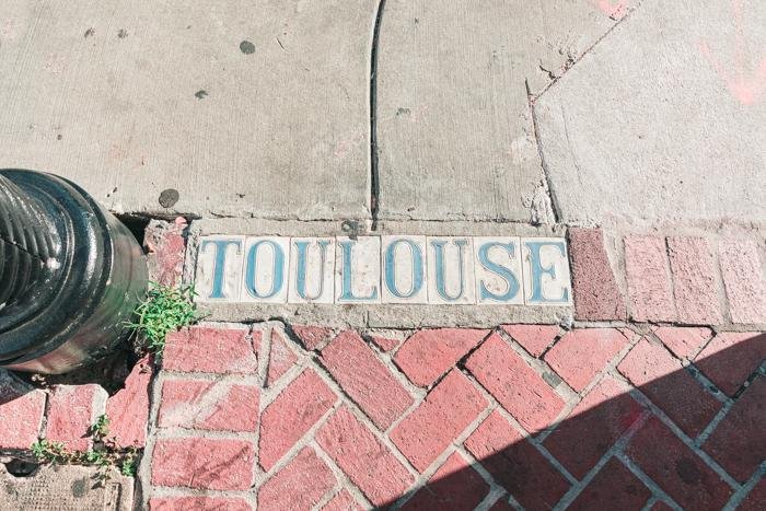 New Orleans Print - New Orleans Art Print - Toulouse St.