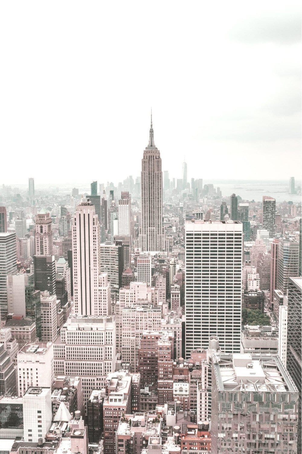 New York City Print - New York City Art Print - Manhattan Skyline