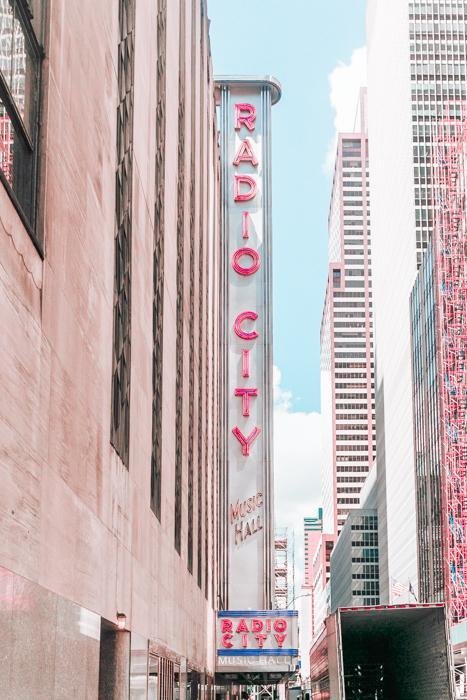 New York City Print - New York City Art Print - Radio City #2