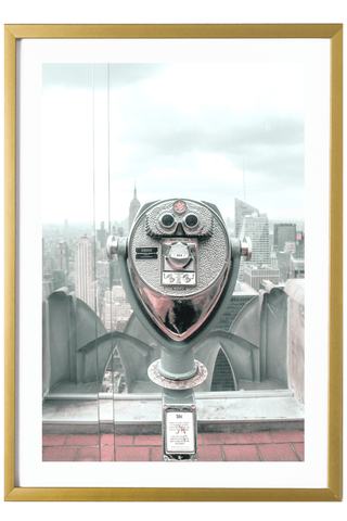 New York City Print - New York City Art Print - Top of the Rock