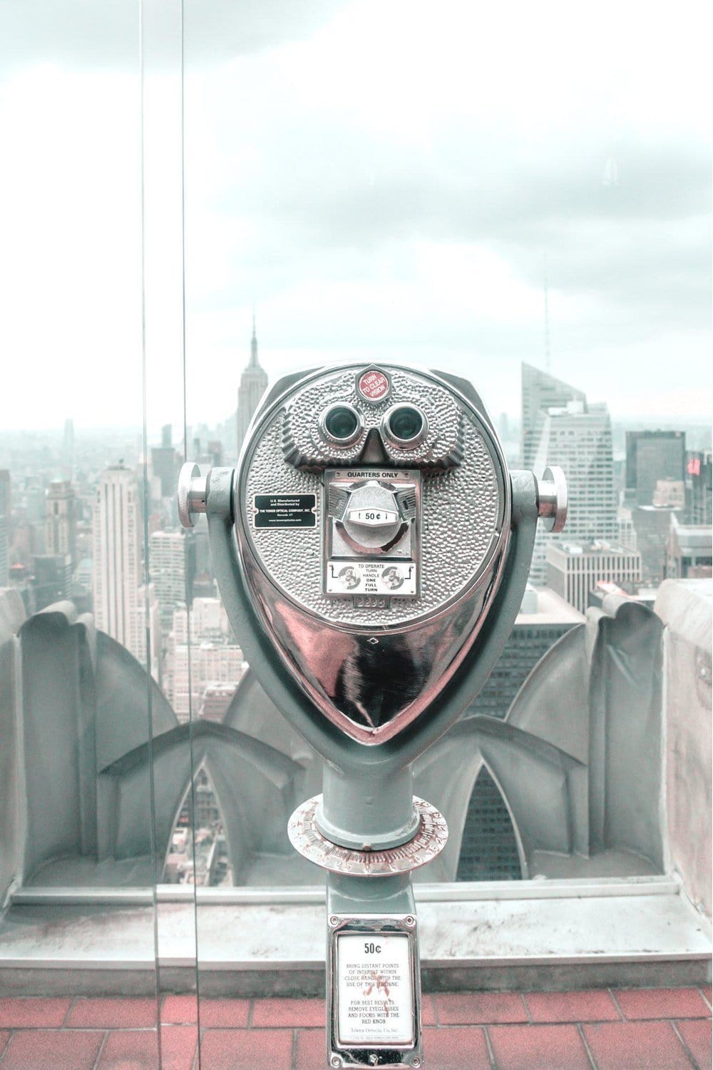 New York City Print - New York City Art Print - Top of the Rock