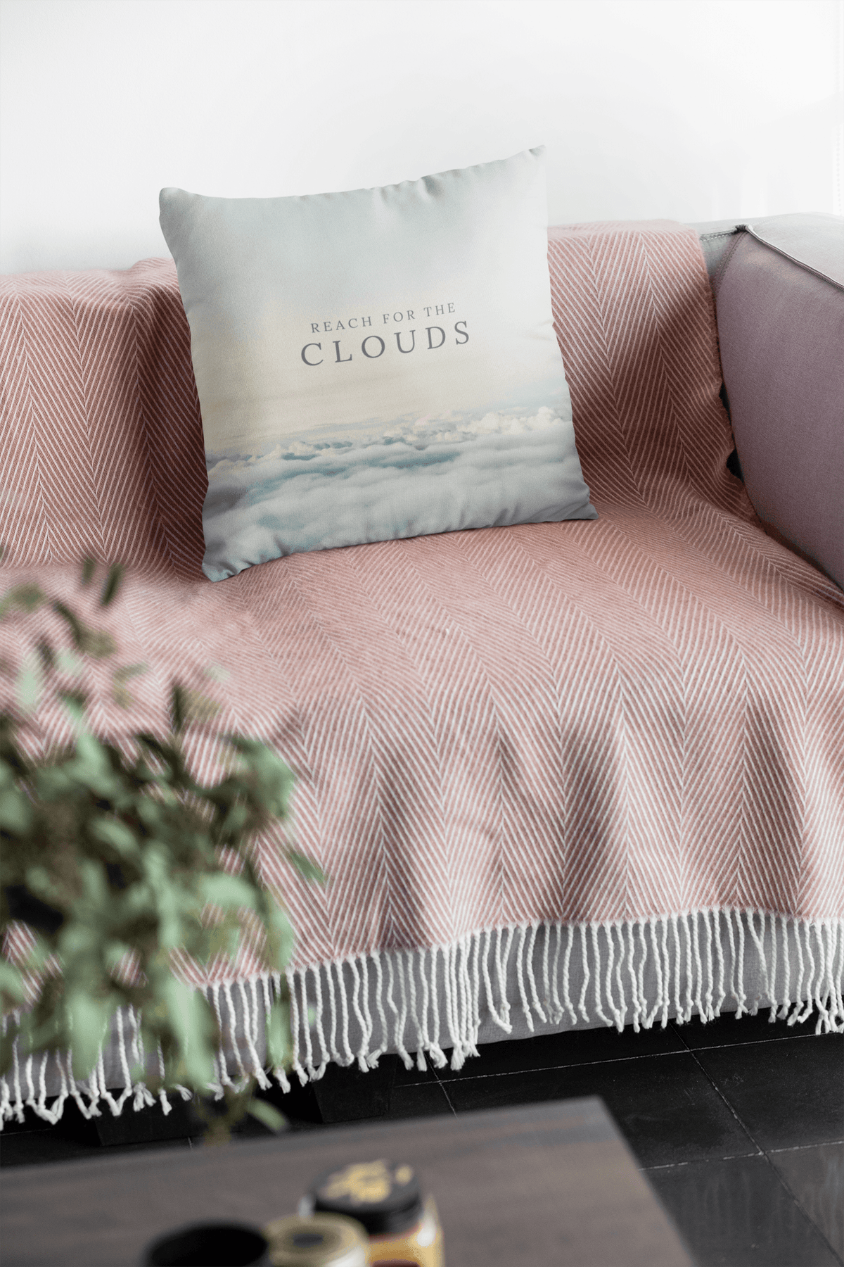 Pillows - Dorm Room Pillow - Blue Clouds