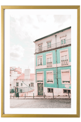 Portugal Print - Lisbon Art Print - Alfama Street #2
